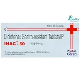 Inac-50 Tablet 10's, Pack of 10 TABLETS