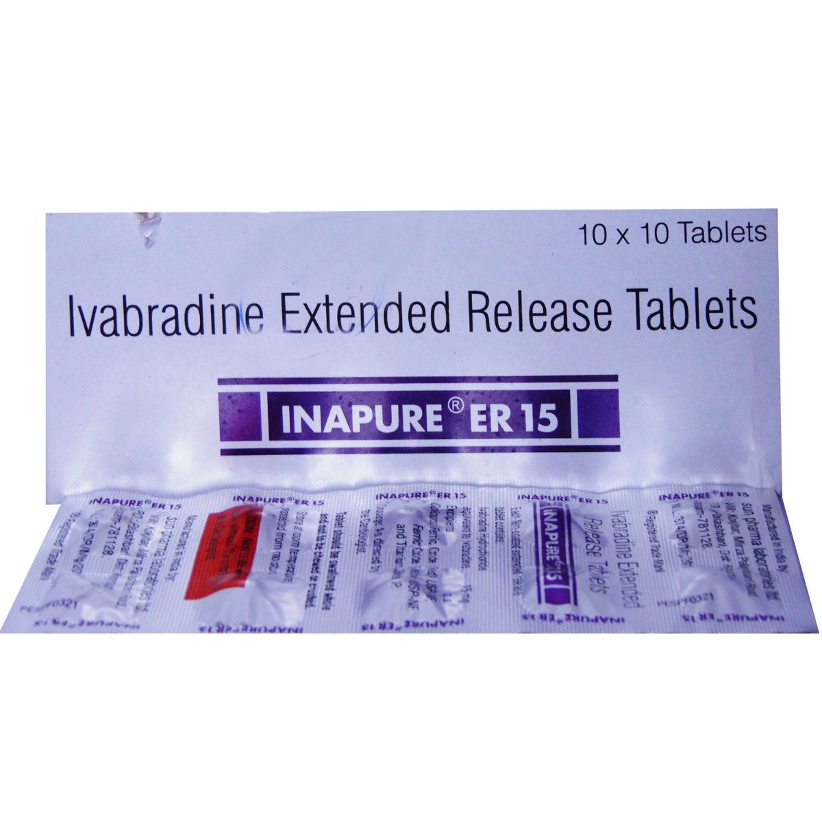 Inapure ER 15 mg Tablet 10's, Pack of 10 TABLETS Inapure ER 15 mg Tablet 10's, Pack of 10 TABLETS