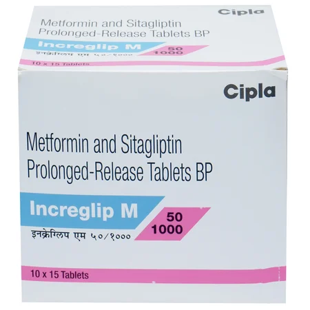Increglip M 50/1000 Tablet 15's