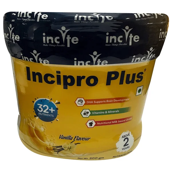 Incipro Plus Vanilla Flav Powder, 200 gm Jar