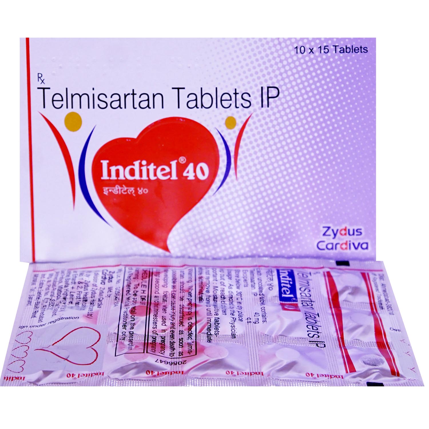 Inditel 40 Tablet 15's, Pack of 15 TABLETS Inditel 40 Tablet 15's, Pack of 15 TABLETS