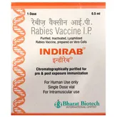 Indirab 2.5IU Vaccine 0.5 ml, Pack of 1 INJECTION