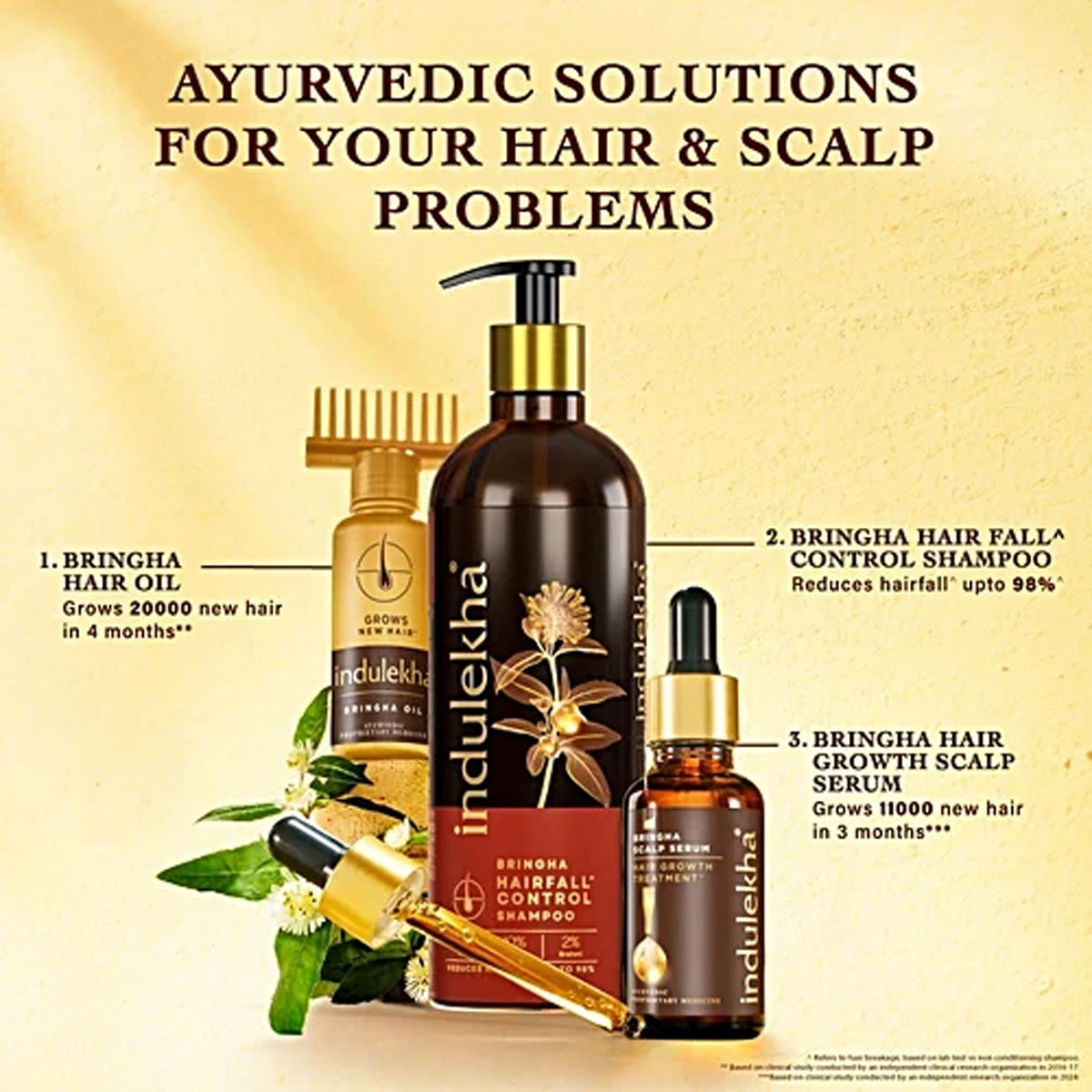 Indulekha Bringha Hair Fall Control Shampoo, 180 ml, Pack of 1 Indulekha Bringha Hair Fall Control Shampoo, 180 ml, Pack of 1