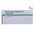 Inderal 20 Tablet 15's