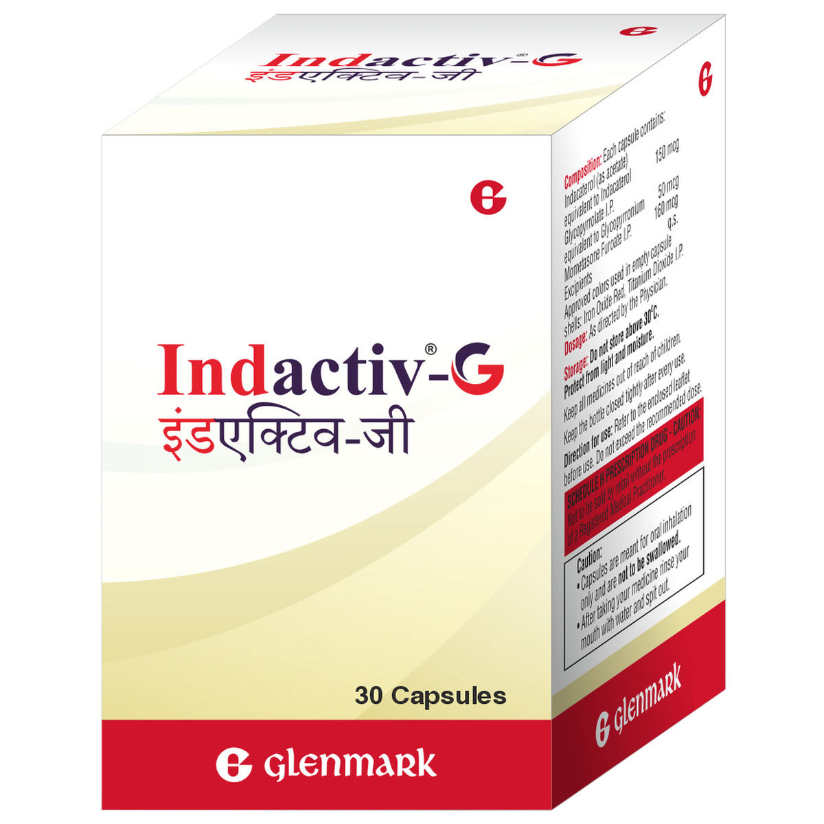 Indactiv-G (Powder For Inhalation) Capsule 30's, Pack of 1 Capsule Indactiv-G (Powder For Inhalation) Capsule 30's, Pack of 1 Capsule