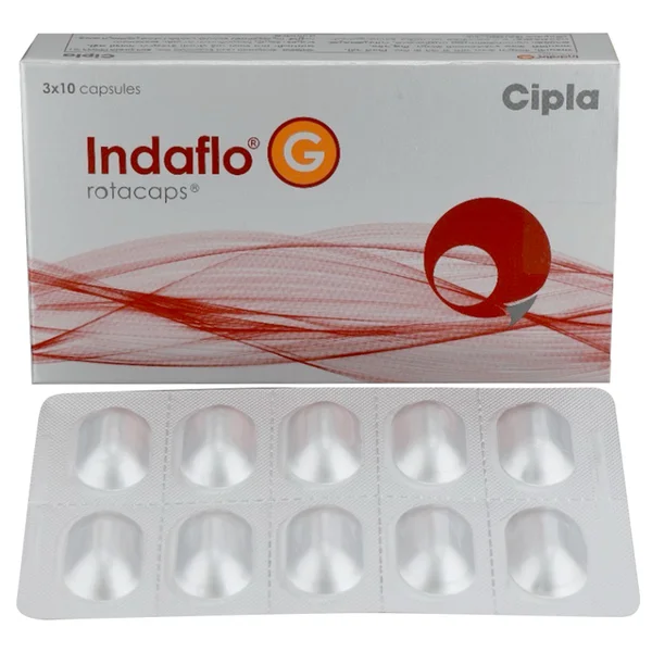 Indaflo G Rotacaps 10's, Pack of 10
