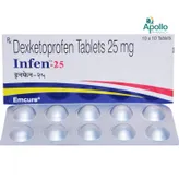 Infen-25 Tablet 10's, Pack of 10 TABLETS