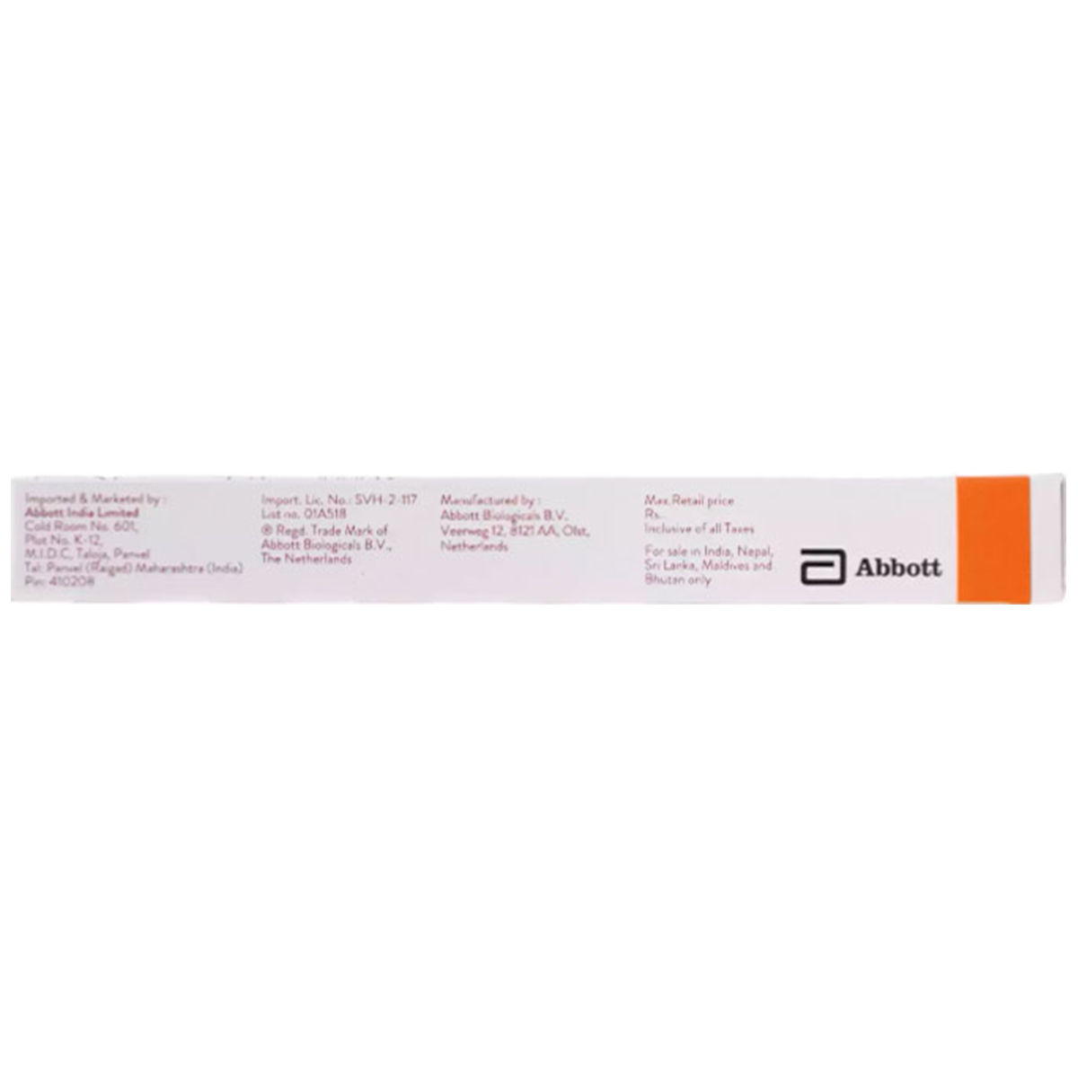 Buy Influvac Tetra 2026 Vaccine PFS Injection 0.5 ml online | Uses ...