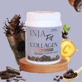 INJA Fit Collagen Chocolate Flavour Powder, 250 gm, Pack of 1