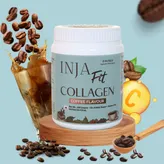 INJA Fit Collagen Coffee Flavour Powder, 250 gm, Pack of 1