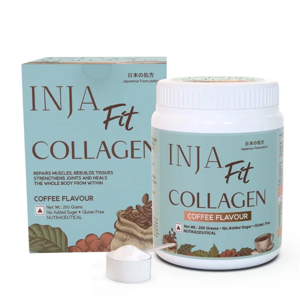 Inja Fit Collagen Coffee Flavour Powder, 250 gm