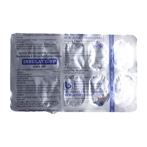 Insulate-Np Tablet 10's