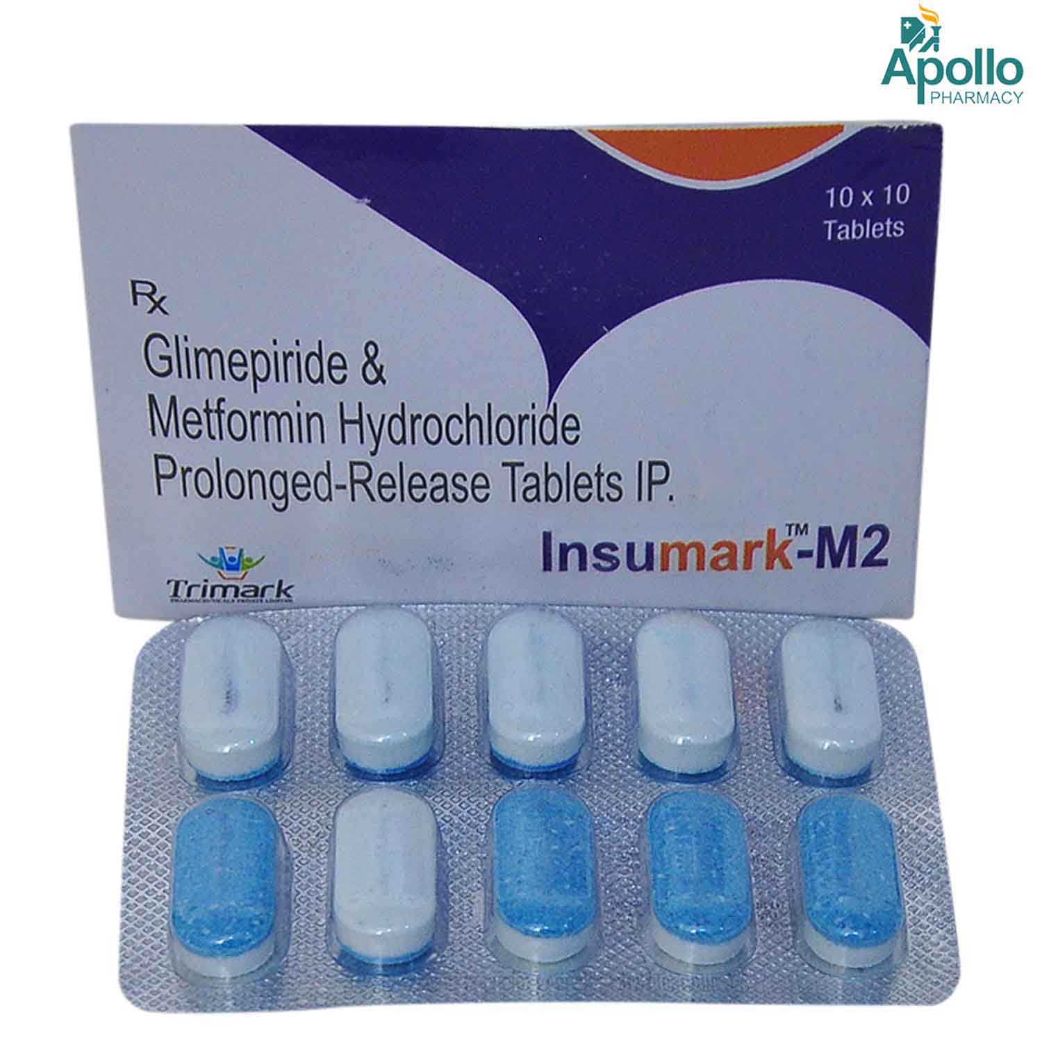 INSUMARK M2 TABLET 10'S, Pack of 10 TABLETS INSUMARK M2 TABLET 10'S, Pack of 10 TABLETS