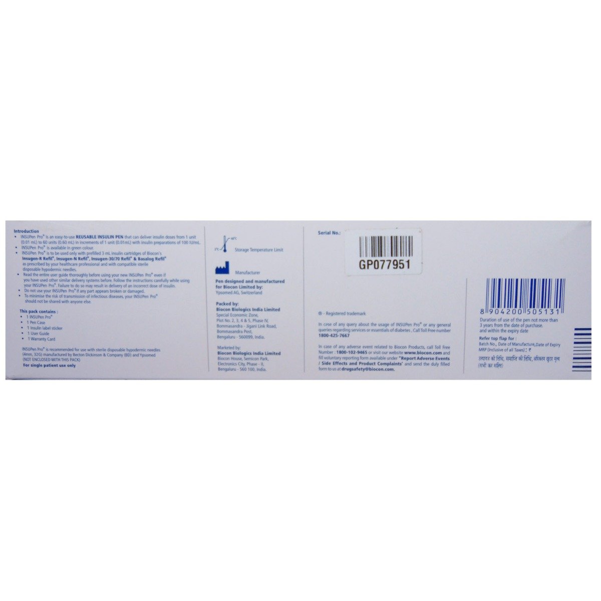 Insupen Pro Green Pen 1's, Pack of 1 Insupen Pro Green Pen 1's, Pack of 1