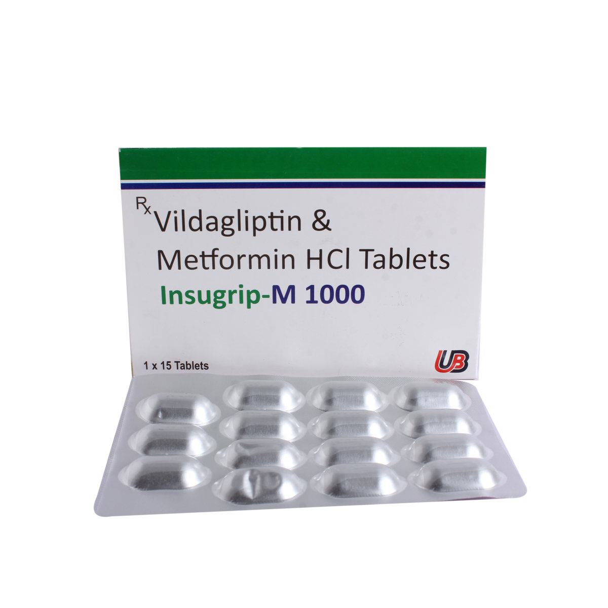 Insugrip M 1000 Tablet 15's, Pack of 15 TABLETS Insugrip M 1000 Tablet 15's, Pack of 15 TABLETS