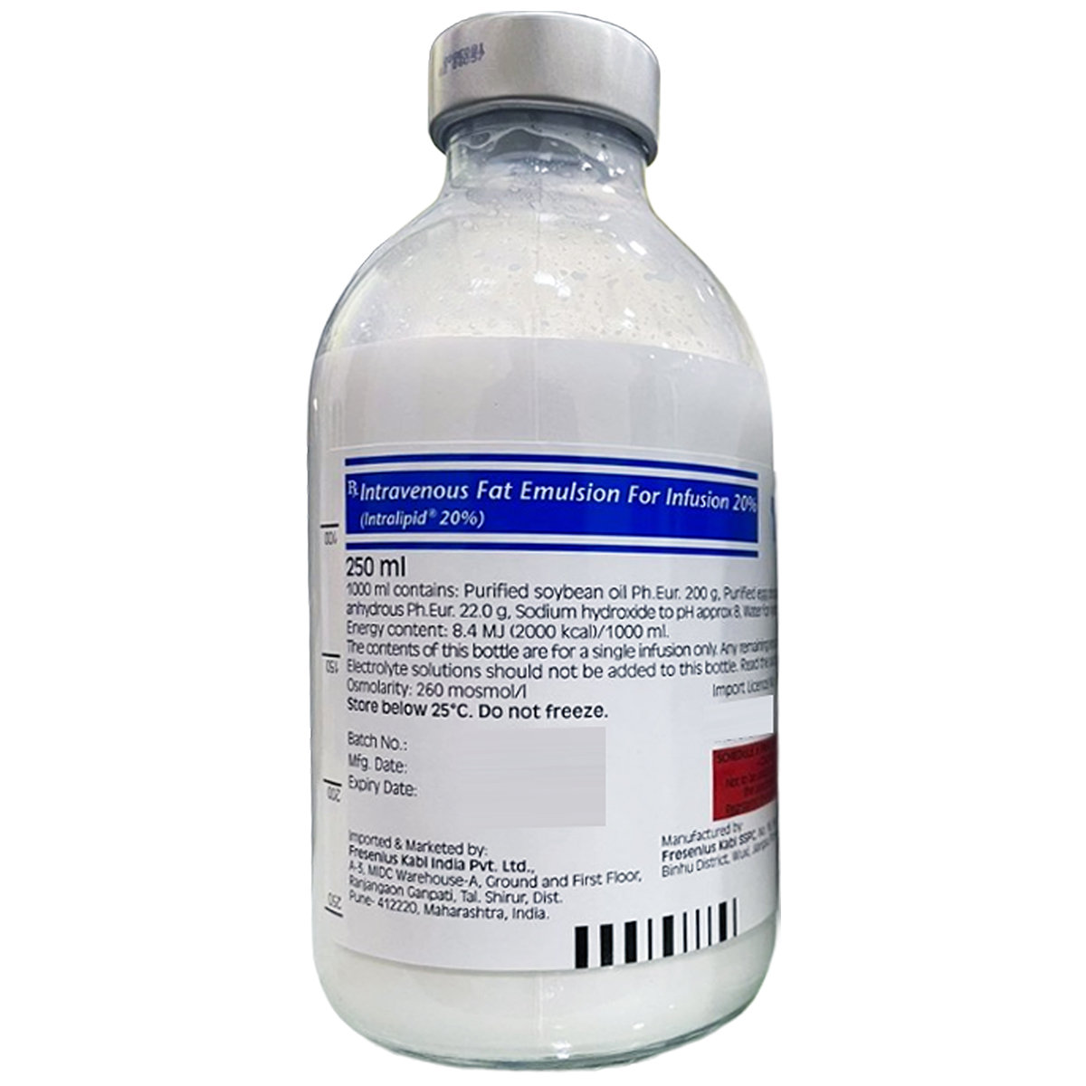 Intralipid 20% Infusion 250 ml Intralipid 20% Infusion 250 ml