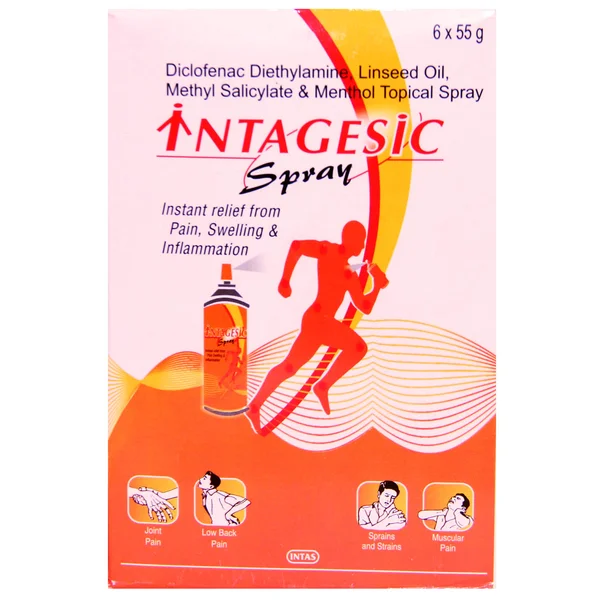 Intagesic Spray 55 gm, Pack of 1 SPRAY