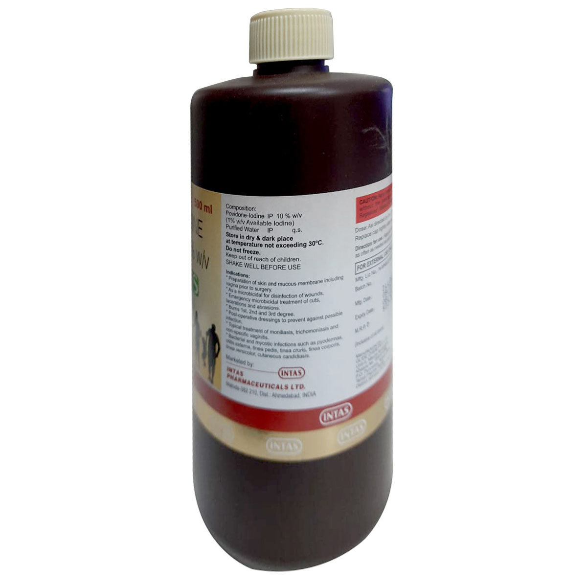 Intadine HS New Solution 500 ml, Pack of 1 Intadine HS New Solution 500 ml, Pack of 1