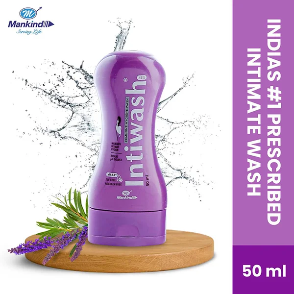 Intiwash New Ph 3.5 Feminine Hygiene Wash 50 ml, Pack of 1