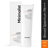 Minimalist SPF 40 PA+++ Invisible Sunscreen | Light Gel Based Formula | 50 gm, Pack of 1