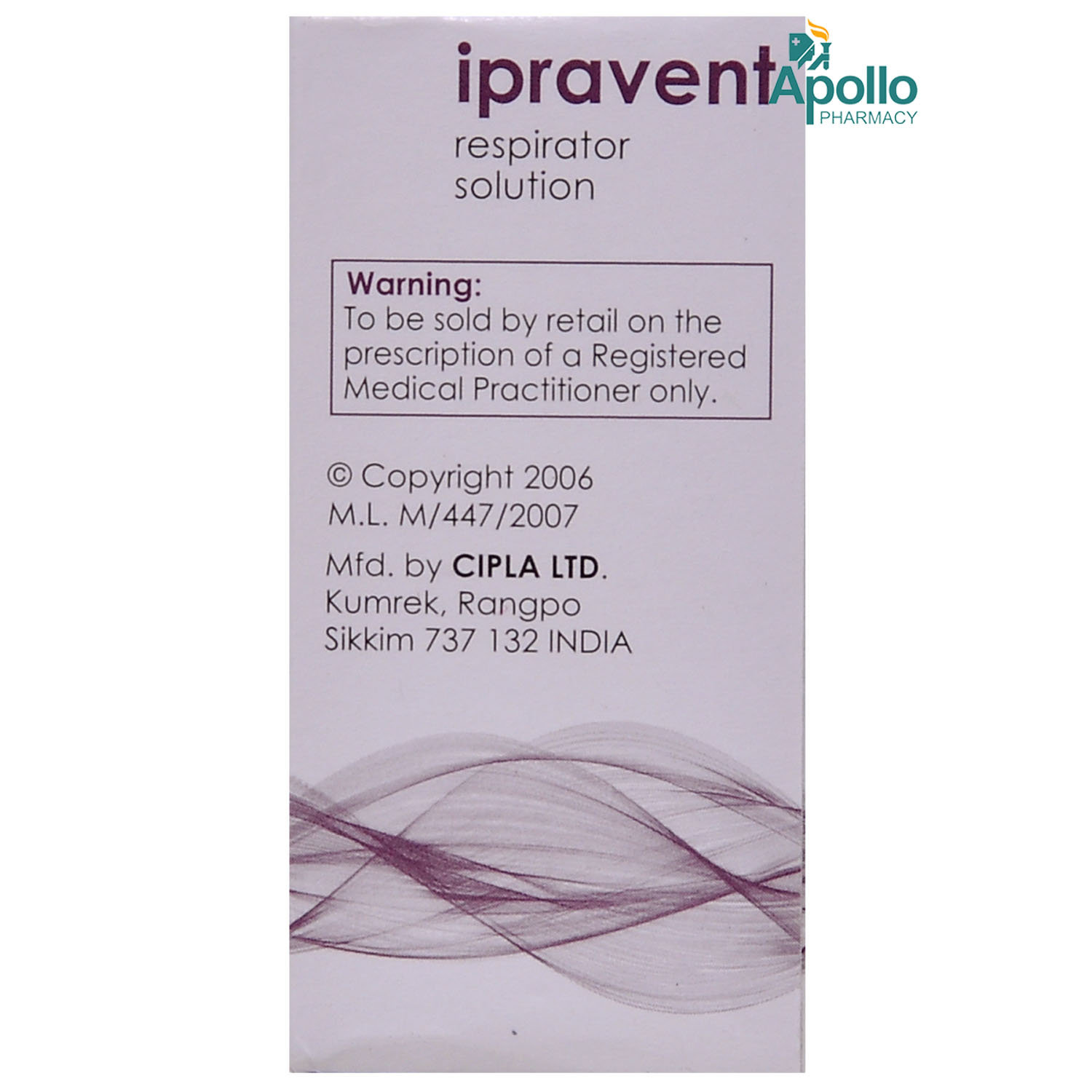 Ipravent Respiratory Solution 15 ml, Pack of 1 SOLUTION Ipravent Respiratory Solution 15 ml, Pack of 1 SOLUTION