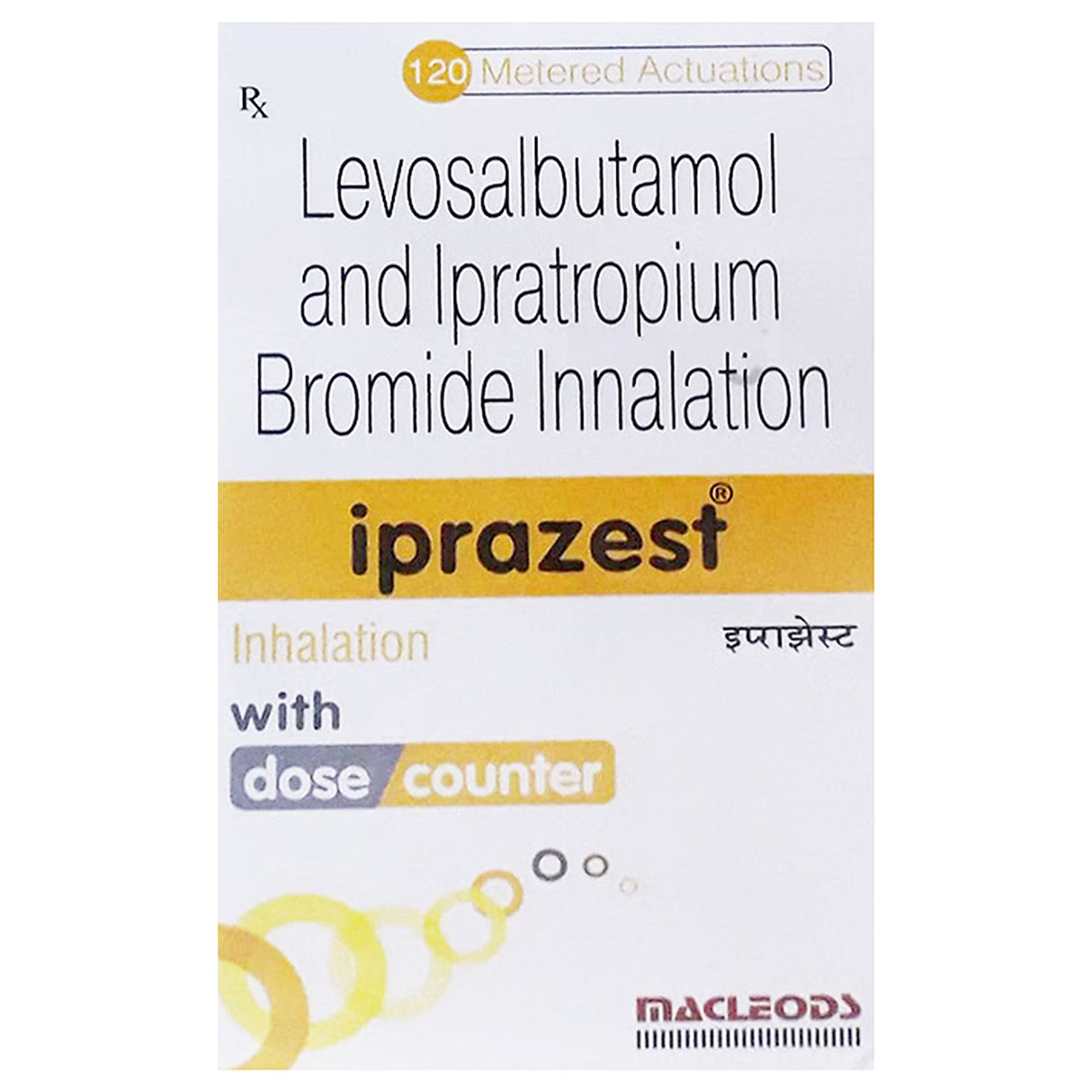 Iprazest Inhaler With Dose Counter 120 mdi, Pack of 1 Inhaler Iprazest Inhaler With Dose Counter 120 mdi, Pack of 1 Inhaler