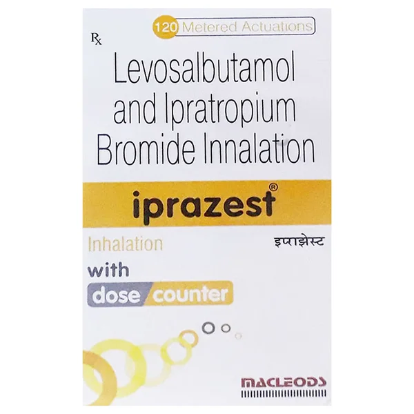 Iprazest Inhaler With Dose Counter 120 mdi