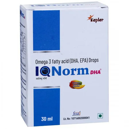 Iqnorm DHA Mango Flavour Oral Drops 30 ml