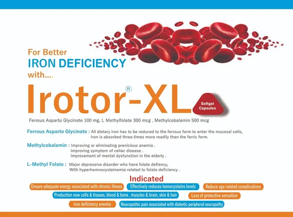 Irotor-XL Capsule 10's