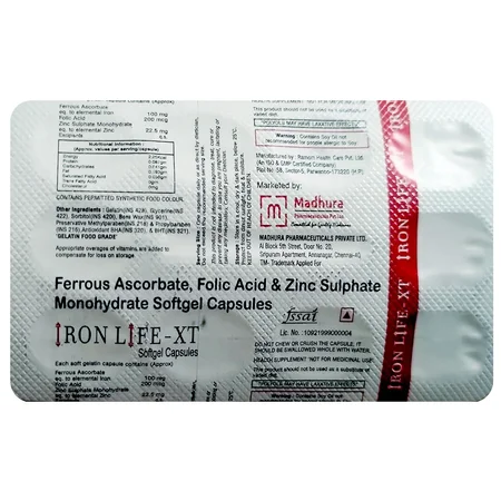 Iron Life-XT Softgel Capsule 10's