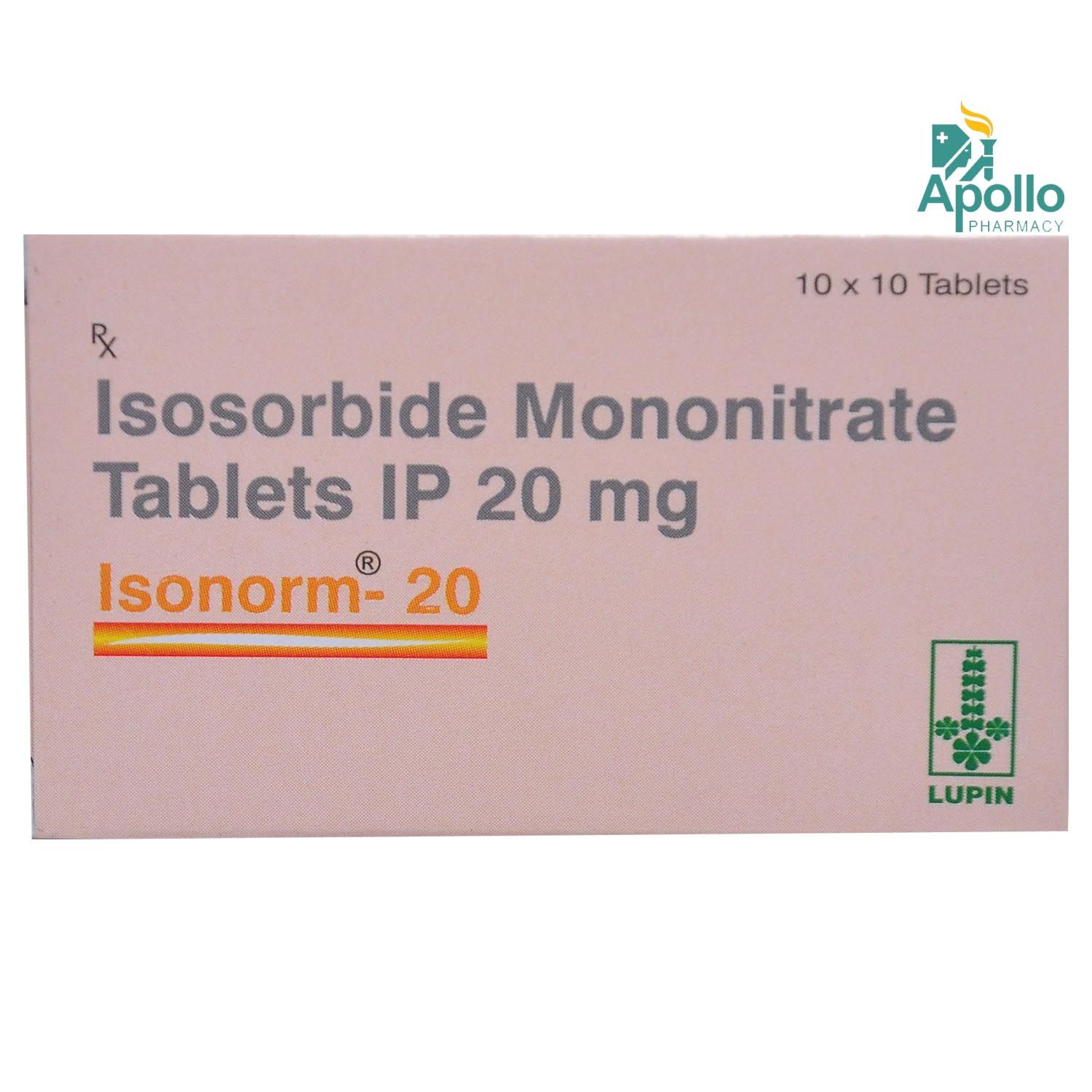 Buy Isonorm 20 Tablet 10's Online
