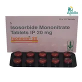 Isonorm 20 mg Tablet 10's, Pack of 10 TABLETS