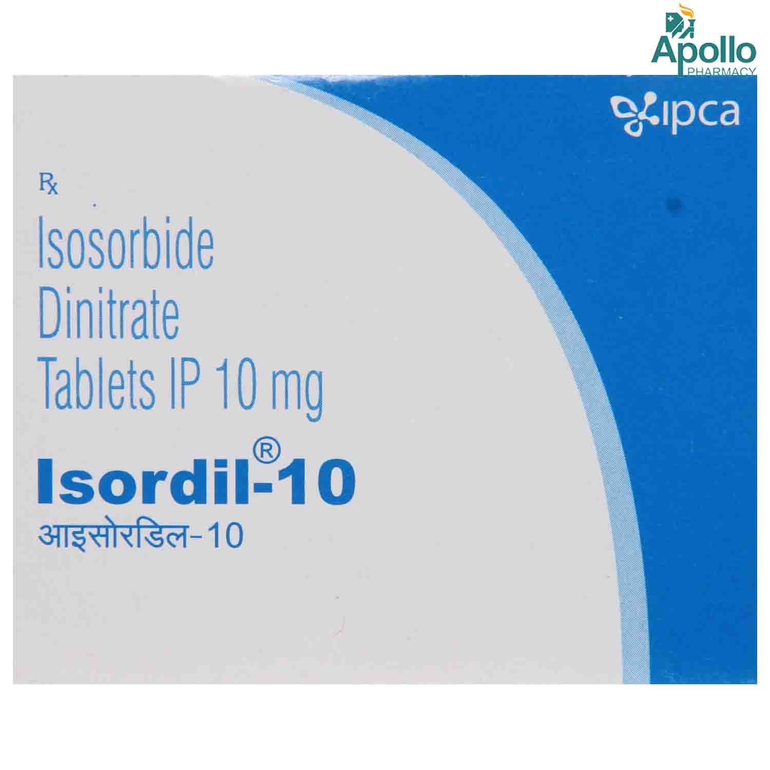 Isordil-10 Tablet 10's, Pack of 10 TABLETS Isordil-10 Tablet 10's, Pack of 10 TABLETS