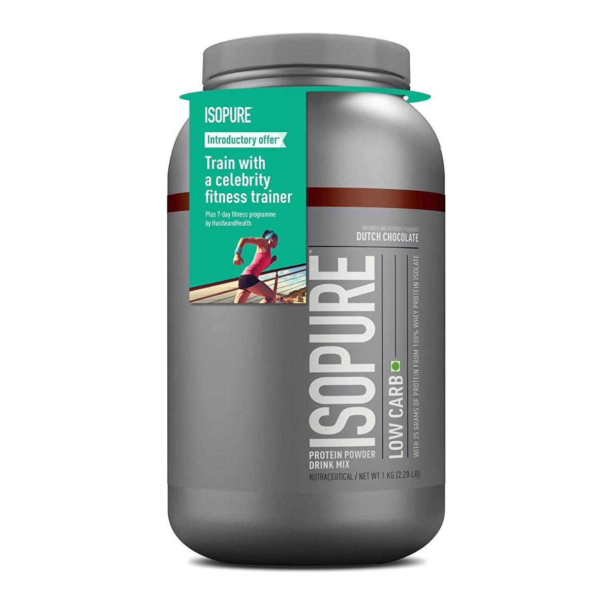 Isopure Low Carb 100% Whey Protein Isolate Dutch Chocolate Flavour ...