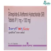 Isryl-M 1 Forte Tablet 15's, Pack of 15 TabletS