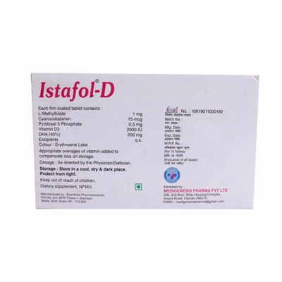 Istafol-D Tablet 10's, Pack of 10 TabletS