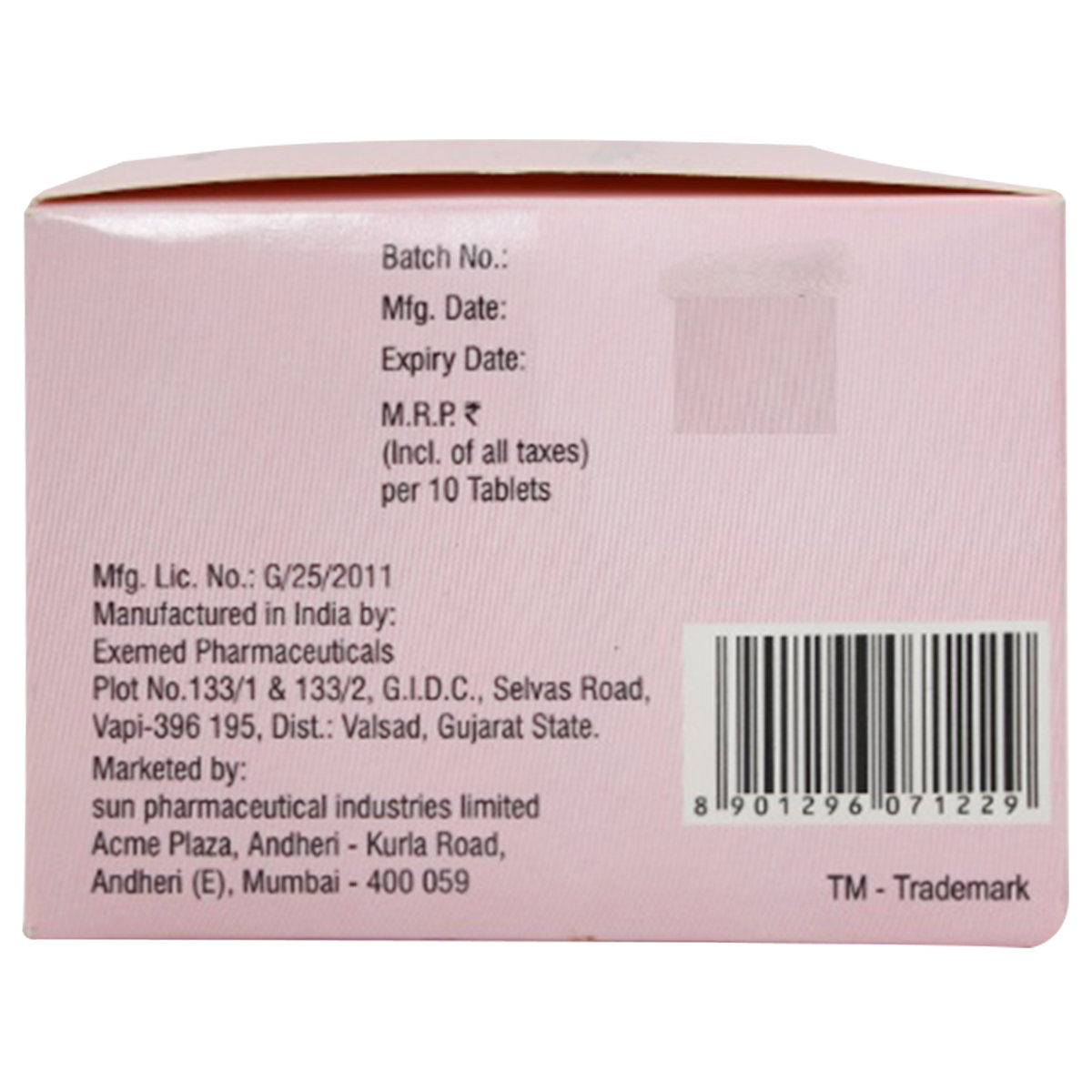 Istamet Empa 25/100/1000 Tablet 10's, Pack of 10 Istamet Empa 25/100/1000 Tablet 10's, Pack of 10