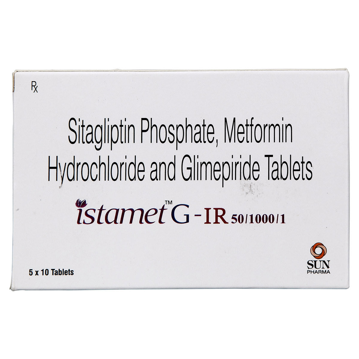 Istamet G-IR 50/1000/1 Tablet 10's, Pack of 10 TabletS Istamet G-IR 50/1000/1 Tablet 10's, Pack of 10 TabletS