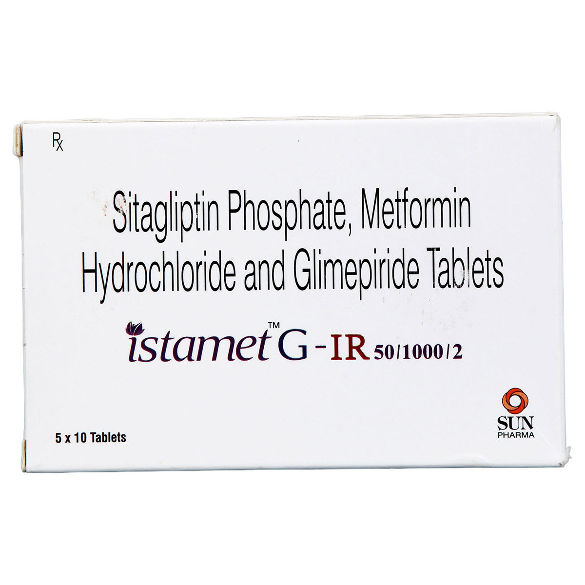 Istamet G-IR 50/1000/2 Tablet 10's, Pack of 10 TabletS Istamet G-IR 50/1000/2 Tablet 10's, Pack of 10 TabletS