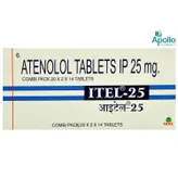 Itel 25 mg Tablet 14's, Pack of 14 TABLETS