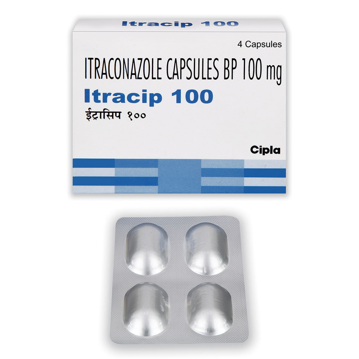 Itracip 100 mg Capsule 4'S, Pack of 4 CapsuleS Itracip 100 mg Capsule 4'S, Pack of 4 CapsuleS