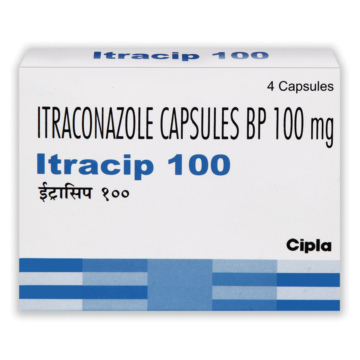 Itracip 100 mg Capsule 4'S, Pack of 4 CapsuleS Itracip 100 mg Capsule 4'S, Pack of 4 CapsuleS