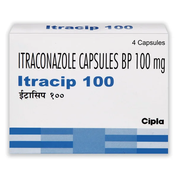 Itracip 100 mg Capsule 4'S