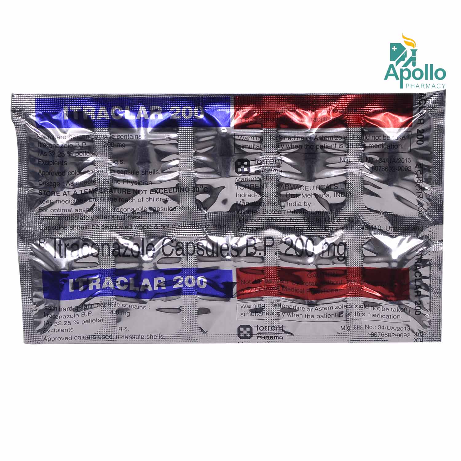 Itraclar 200 Capsule 10's, Pack of 10 CAPSULES Itraclar 200 Capsule 10's, Pack of 10 CAPSULES