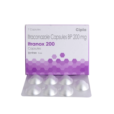 Itranox 200mg Capsule 7's, Pack of 7 CAPSULES