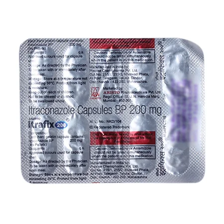 Itrafix 200 Capsule 8's