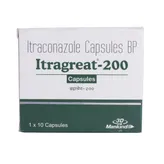 Itragreat-200 Capsule 10's, Pack of 10 CapsuleS