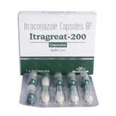 Itragreat-200 Capsule 10's, Pack of 10 CapsuleS