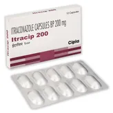 Itracip 200 mg Capsule 10's, Pack of 10 CapsuleS