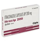 Itracip 200 mg Capsule 10's, Pack of 10 CapsuleS